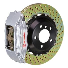 Brembo 00-02 Expedition 2WD Fr GT BBK 4Pis Cast 2pc 355x32 2pc Rotor Drilled-Silver