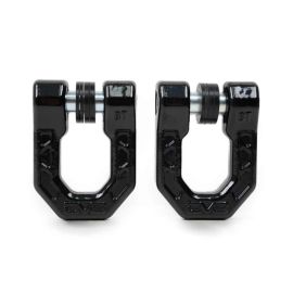 DV8 Offroad Elite Series D-Ring Shackles - Pair (Black)