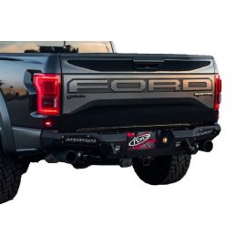 Addictive Desert Designs 17-18 Ford F-150 Raptor HoneyBadger Rear Bumper w/ 10in SR LED Mounts