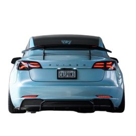 ADRO Tesla Model 3 AT-S Carbon Fiber Swan Neck Wing