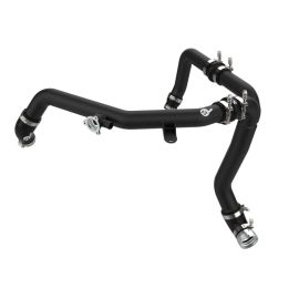 aFe 21-22 Ford Bronco V6-2.7Ltt BladeRunner алюминиевый горячий трубопровод черный - DT Autoworks