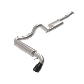 2021+ Bronco aFe Apollo GT 3 SS CAT Back Exhaust - Black Tip