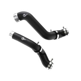 aFe BladeRunner Black Intercooler Hot & Cold Side Tubes Combo 19-20 GM Trucks 1500 L4-2.7L (t)