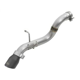 aFe MACH Force-Xp Axle-Back Exhaust System w/Black Tip 18-20 Jeep Wrangler L4-2.0T / V6-3.6L