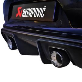 Akrapovic 2020+ Porsche Cayman GT4 (718) выхлопные трубы черный титановый комплект