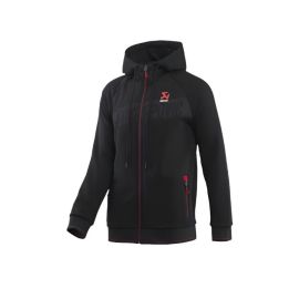 Akrapovic Mens Corpo Zip Hoodie Black - Large