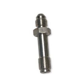 *TALL* Oil Feed Fitting - -4an with Built in Restrictor