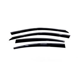 AVS 07-11 Lexus ES350 Вентвизор Низкопрофильный Дефлектор 4 шт. - Темный с Хромированной Окантовкой