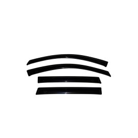 AVS 08-12 Honda Accord Вентвизоры на окна - 4 шт., дымчатые, установка без сверления, защита от дождя, свежий воздух.