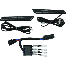 Kuryakyn LED Saddlebag Hinge Accents Black