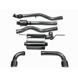 Corsa Performance Dual Rear Exit Cat-Back with 3.5 Inch Tips - Touring Sound Level