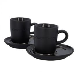 Mercedes-AMG Kollektion Espressotassen, 2er-Set, schwarz