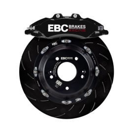 EBC Racing 08-21 Nissan 370Z Черные Калиперы Apollo-6 355мм Роторы Большой Тормозной Комплект