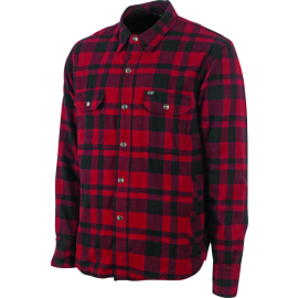 Speed and Strength Black 9 2.0 Moto Shirt Red - Large