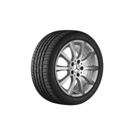 10-spoke wheel, 43.2 cm (17 inch), SLK-SLC, 225/45 R17/, titanium silver, A17240103029765