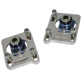 1994-2004 Mustang Caster Camber Plate Kit - Silver Anodized Finish