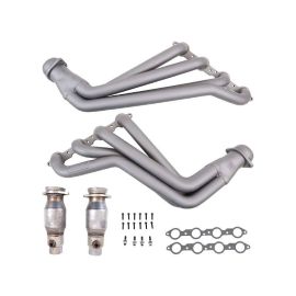 BBK Performance Full-Length Headers with High-Flow Cats - Ti Ceramic
