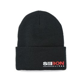 SEIBON BLACK BEANIE