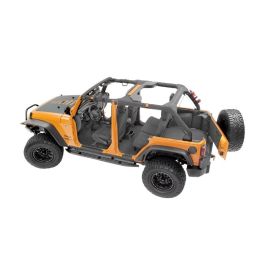 BedRug 07-16 Jeep JK Unlimited 4Dr Front 4pc BedTred Floor Kit (Incl Heat Shields)