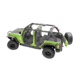 BedRug 07-16 Jeep JK Unlimited 4Dr Front 4pc Floor Kit (Incl Heat Shields)