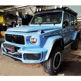 4×4 Squared Carbon Fender Flares Set for W463A G-Wagon 2018