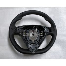 ALFA ROMEO GIULIETTA Leather Steering Wheel Flat Brown Stitch Non-Paddles type