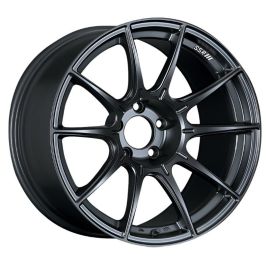 SSR GTX01 18x10.5 5x114.3 22mm Offset Flat Black Wheel G35 / 350z / 370z