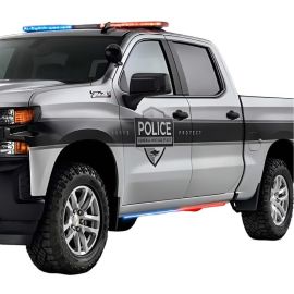 Putco 19-23 Dodge Ram 1500 Blade Rocker Kits Sideliners - Amber/White