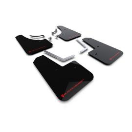 Rally Armor - 2024 Mazda CX-50 Black UR Mud Flap W/Red Logo (Will Not Fit CX-5)