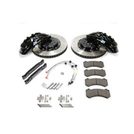 Alcon 2009+ Nissan GT-R R35 412x36mm Rotor Grey 6 Piston Caliper RC6 Front Axle Kit