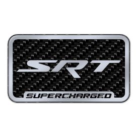 Carbon Fiber SRT Supercharger Badge