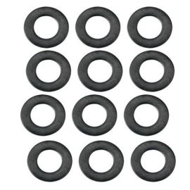 S&S Cycle .255in x .438in x .024in Rubber Coated Steel Flat Washer - 12 Pack