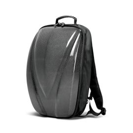 CARBON FIBER HARD SHELL BACKPACK - Black