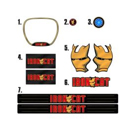 Challenger Iron Cat Themed 10-Piece Set