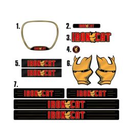 Charger Iron Cat Themed 12-Piece Set