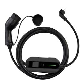 Adjustable mobile EV charger | type 2 - schuko plug | 6A-16A | outlet