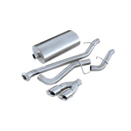 Corsa 02-07 GMC Sierra Reg. Cab/Short Bed 1500 4.8L V8 Polished Sport Cat-Back Exhaust