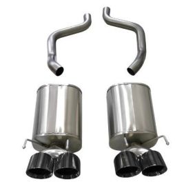 Corsa 05-08 Chevrolet Corvette (C6) 6.0L/6.2L Black Xtreme Axle-Back Exhaust w/4.5in Tips