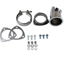 Granatelli 3.0in 304SS Turn Down w/V-Band & Gaskets