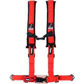 DragonFire Racing Harness- H-Style- 4-Point- 2in Buckle- Orange