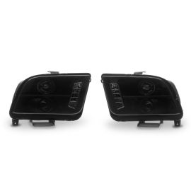 Raxiom 05-09 Ford Mustang w/ Halogen LED Halo Prjctr Headlights-Blk Hsng(Smoked Lens Exclude GT500)