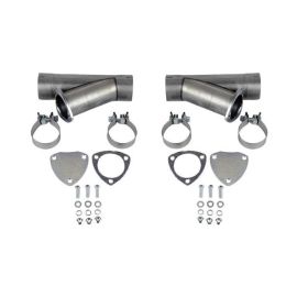 Granatelli 2,5'' Aluminized Mild Steel Auspuff Cutout set