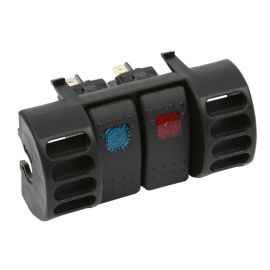 Daystar 1984-2001 Jeep Cherokee XJ 2WD/4WD - Air Vent Switch Panel (Includes Blue & Red Switches)