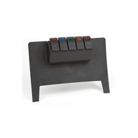 Daystar 2007-2018 Jeep Wrangler JK 2WD/4WD (Auto Trans) - Black Lower Switch Panel (w/ Switches)