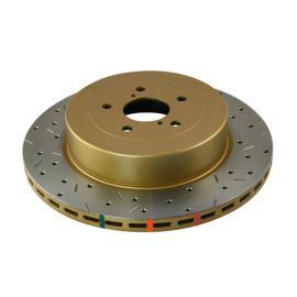 DBA 04-07 WRX/STI Турбо 4000 Серия Ротор Задний Дрilled & Slotted