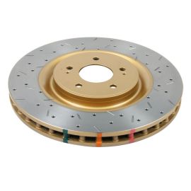 DBA 08+ EVO X передние дисковые тормоза 4000 серии, дриллинговые и слотовые, Mitsubishi Lancer Evolution GSR/MR 2008-2015