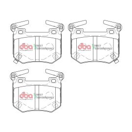 DBA 2018+ Kia Stinger V6 Твин Турбо SP производственные тормозные колодки для задних тормозов