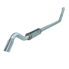 Diamond Eye 4in AL TURBO BACK SGL DUMP OUT 94-02 DODGE NO MFLR INCLUDING TIP