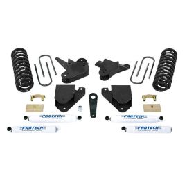 Fabtech 01-04 Ford F250/350 2WD 6in Basic Sys w/Perf Shks