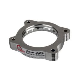 aFe 02-09 Chevrolet Trailblazer/ 02-09 GMC Envoy L6 4.2L Silver Bullet Throttle Body Spacer - Silver